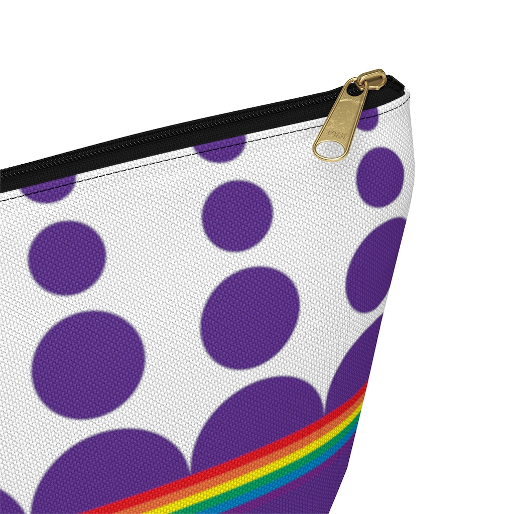 Pouch - Royal Rainbow Dots - 2 sizes