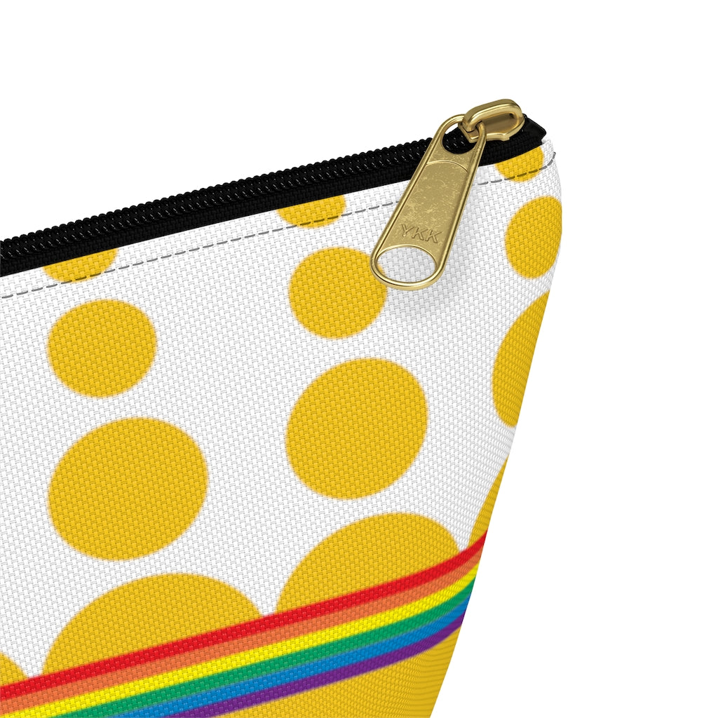 Pouch - Golden Rainbow Dots - 2 sizes