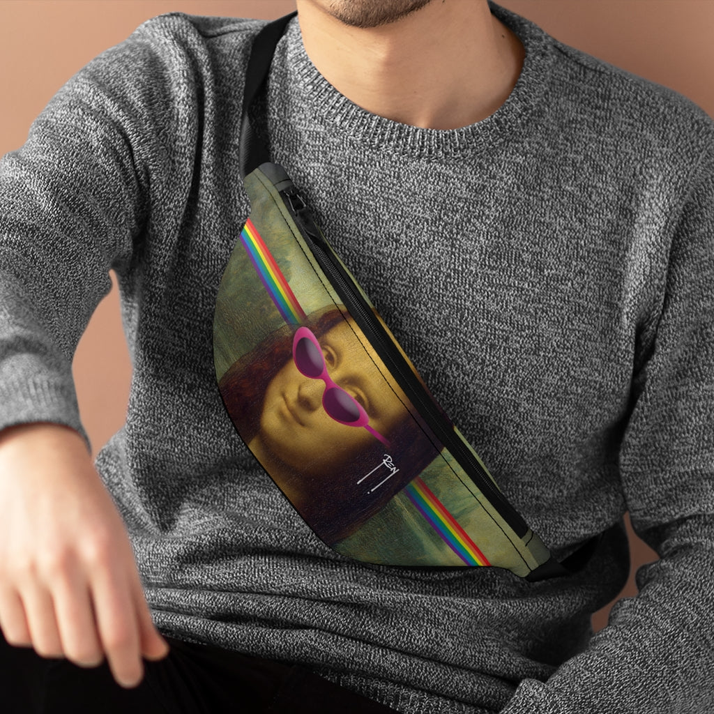 Hip Pack - Rainbow Mona Lisa