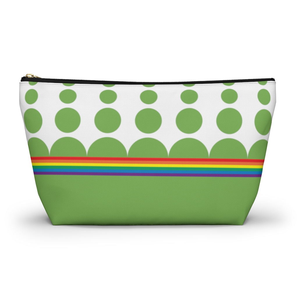 Pouch - Peridot Rainbow Dots - 2 sizes