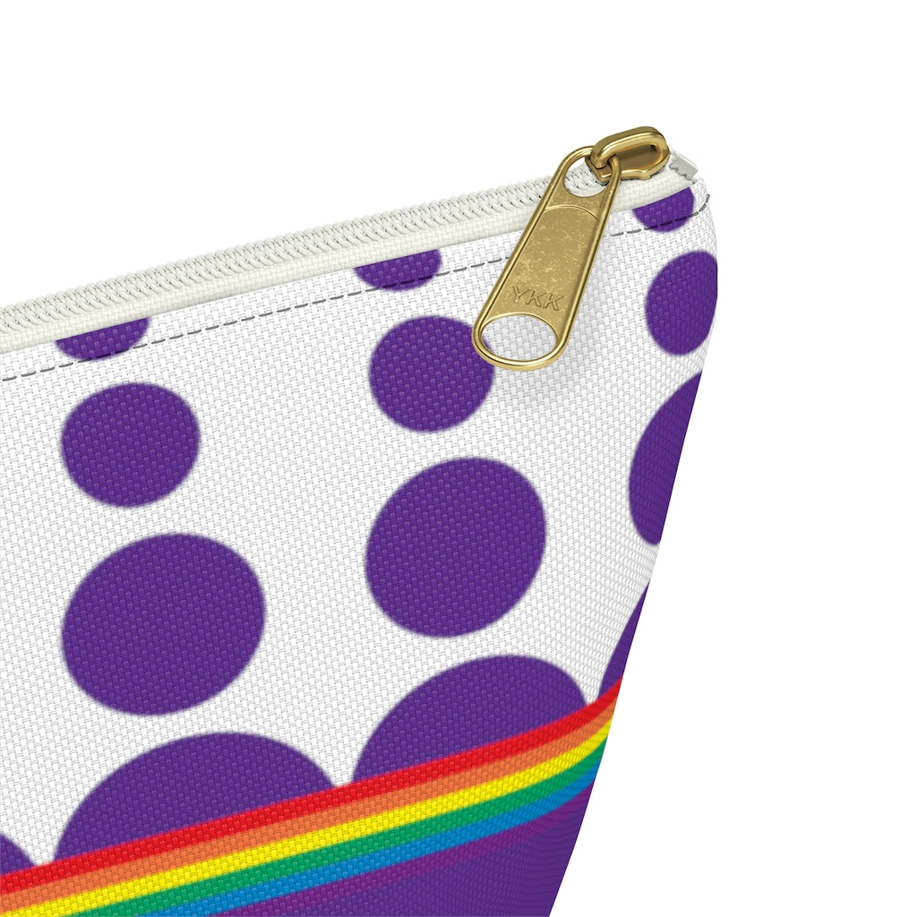 Pouch - Royal Rainbow Dots - 2 sizes