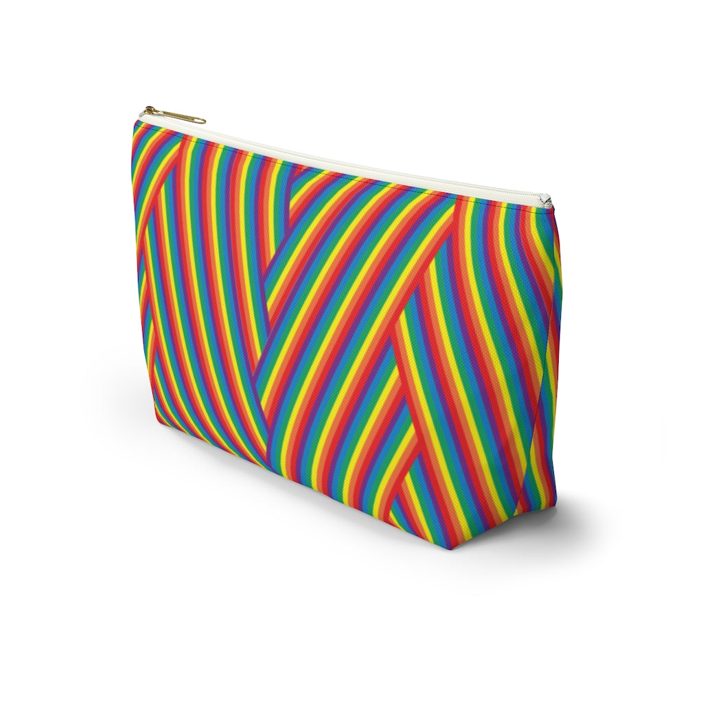 Pouch - Rainbow Herringbone - 2 sizes
