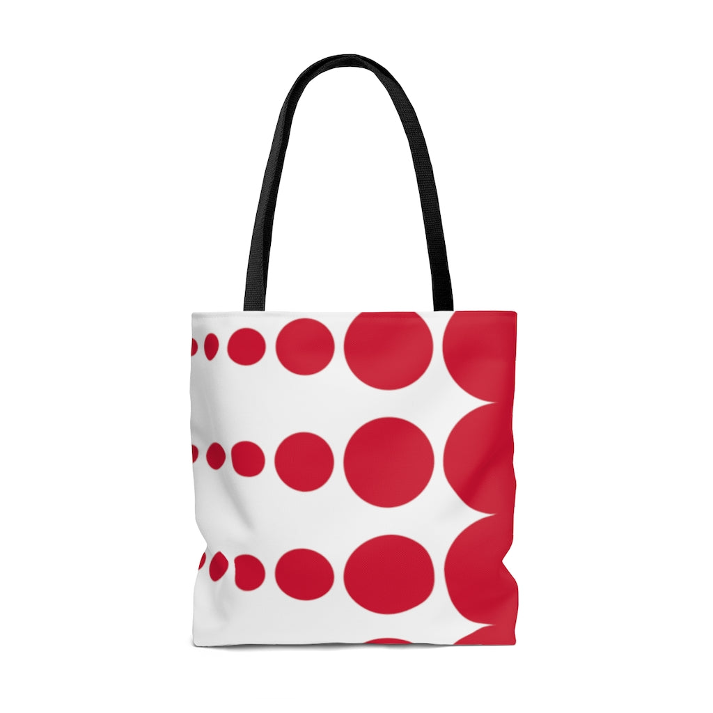 Tote Bag - Ruby Dots - 3 sizes