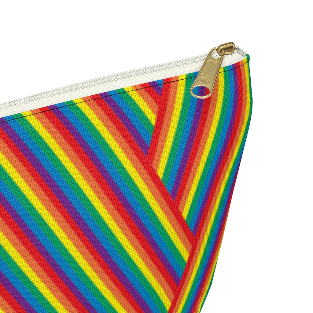 Pouch - Rainbow Herringbone - 2 sizes
