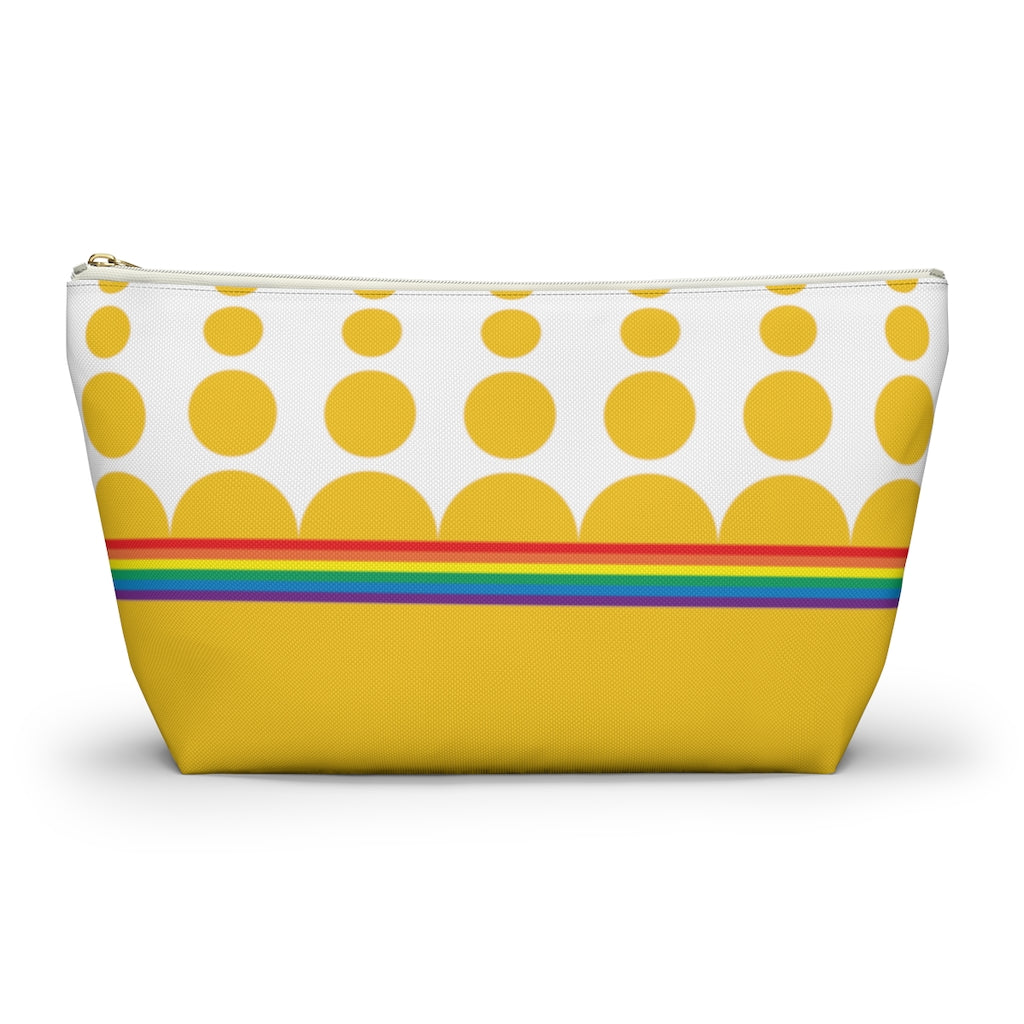 Pouch - Golden Rainbow Dots - 2 sizes