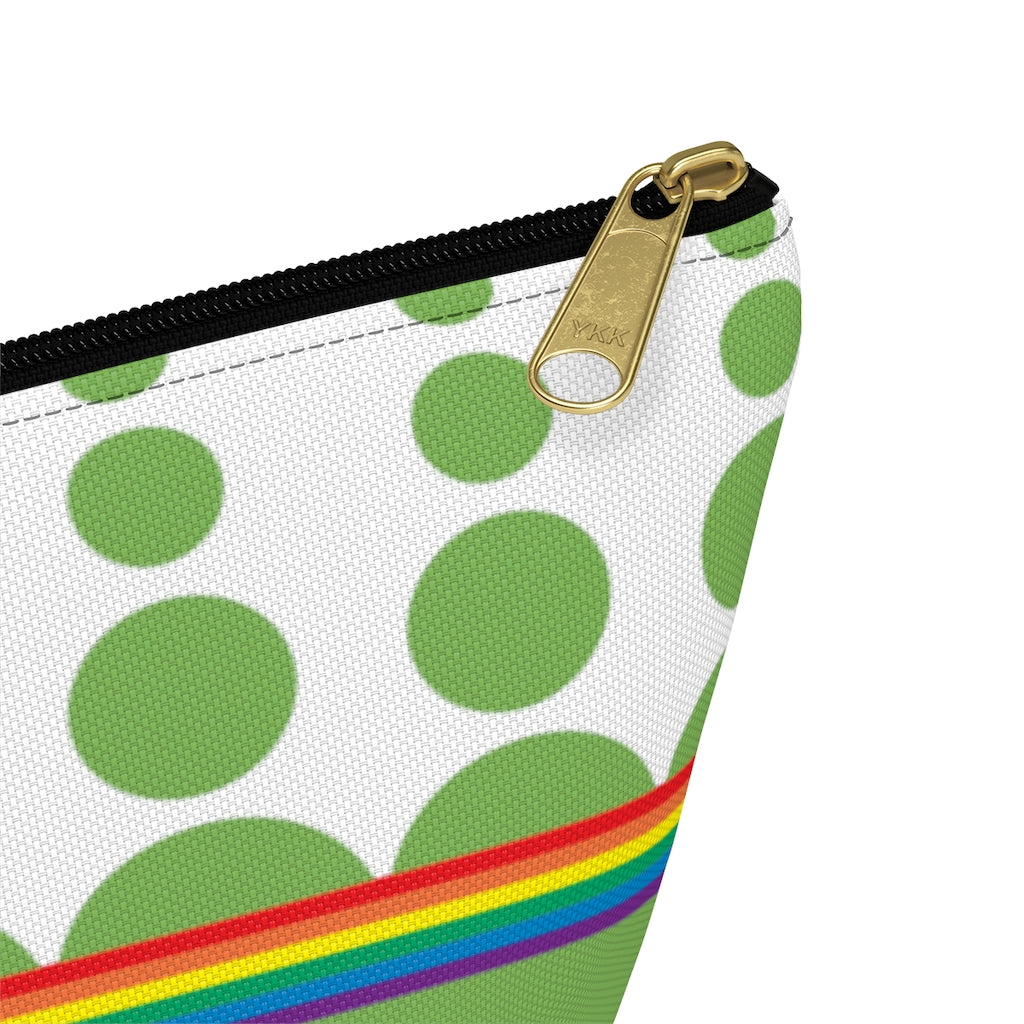 Pouch - Peridot Rainbow Dots - 2 sizes