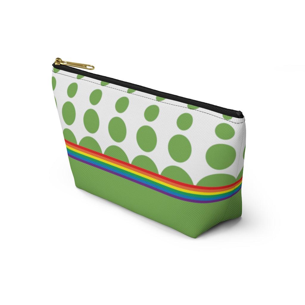 Pouch - Peridot Rainbow Dots - 2 sizes