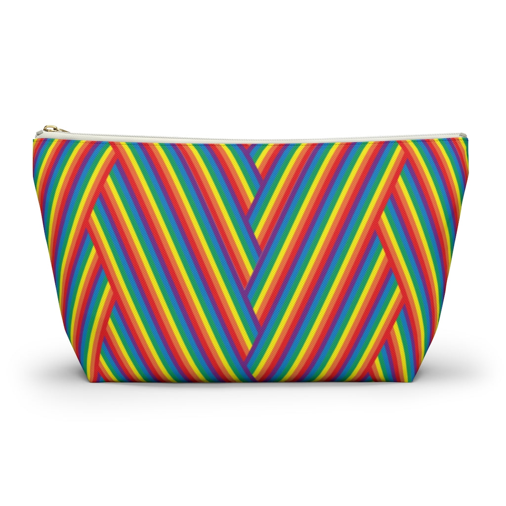 Pouch - Rainbow Herringbone - 2 sizes