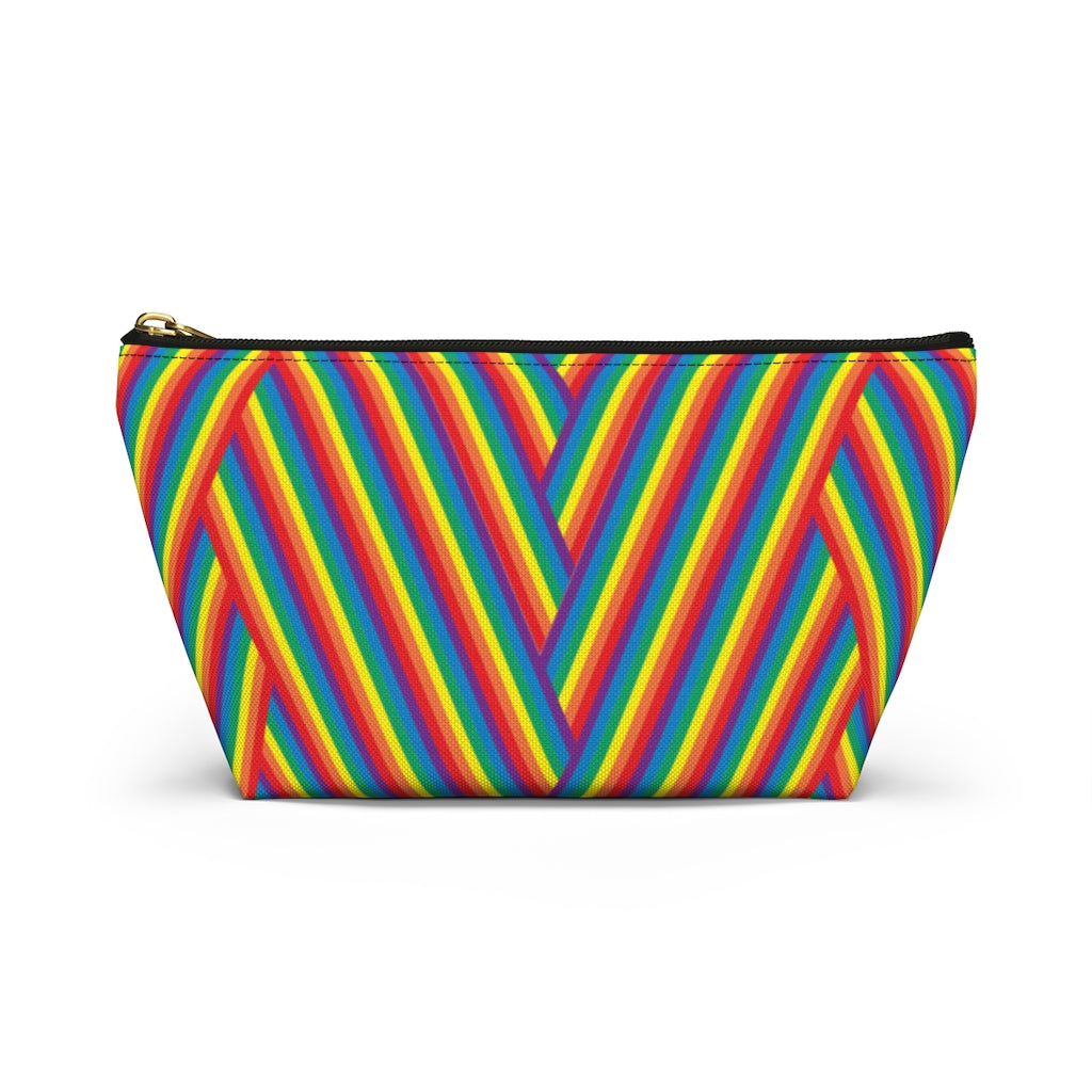 Pouch - Rainbow Herringbone - 2 sizes