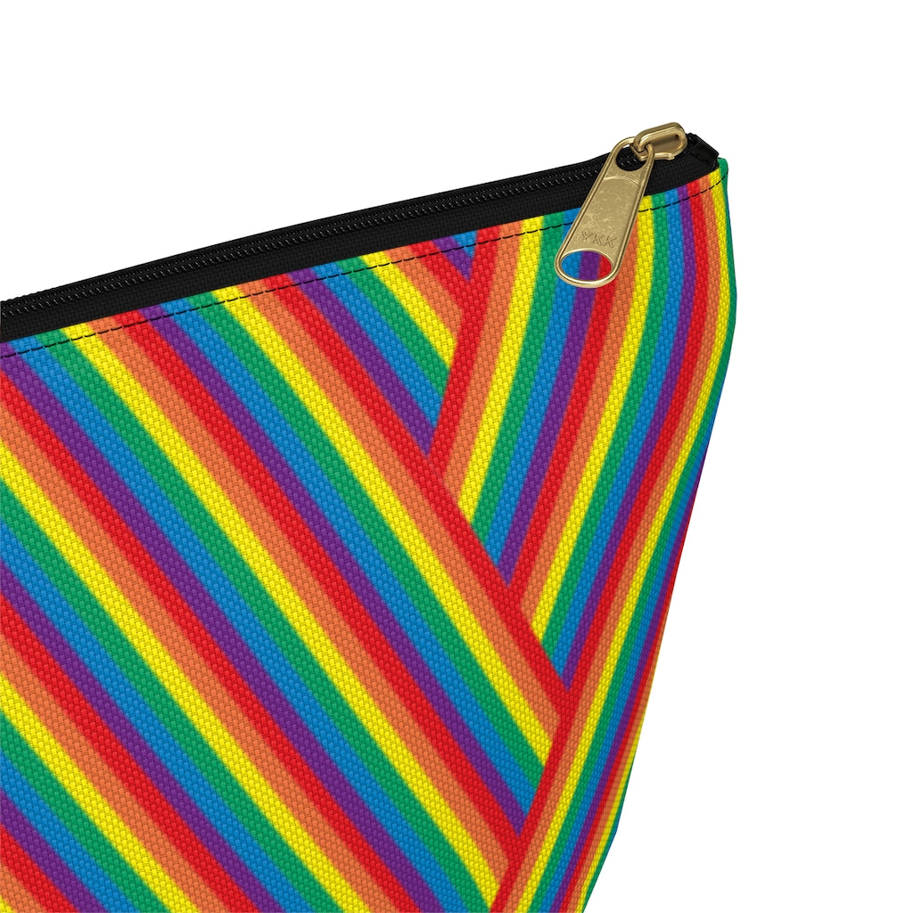 Pouch - Rainbow Herringbone - 2 sizes