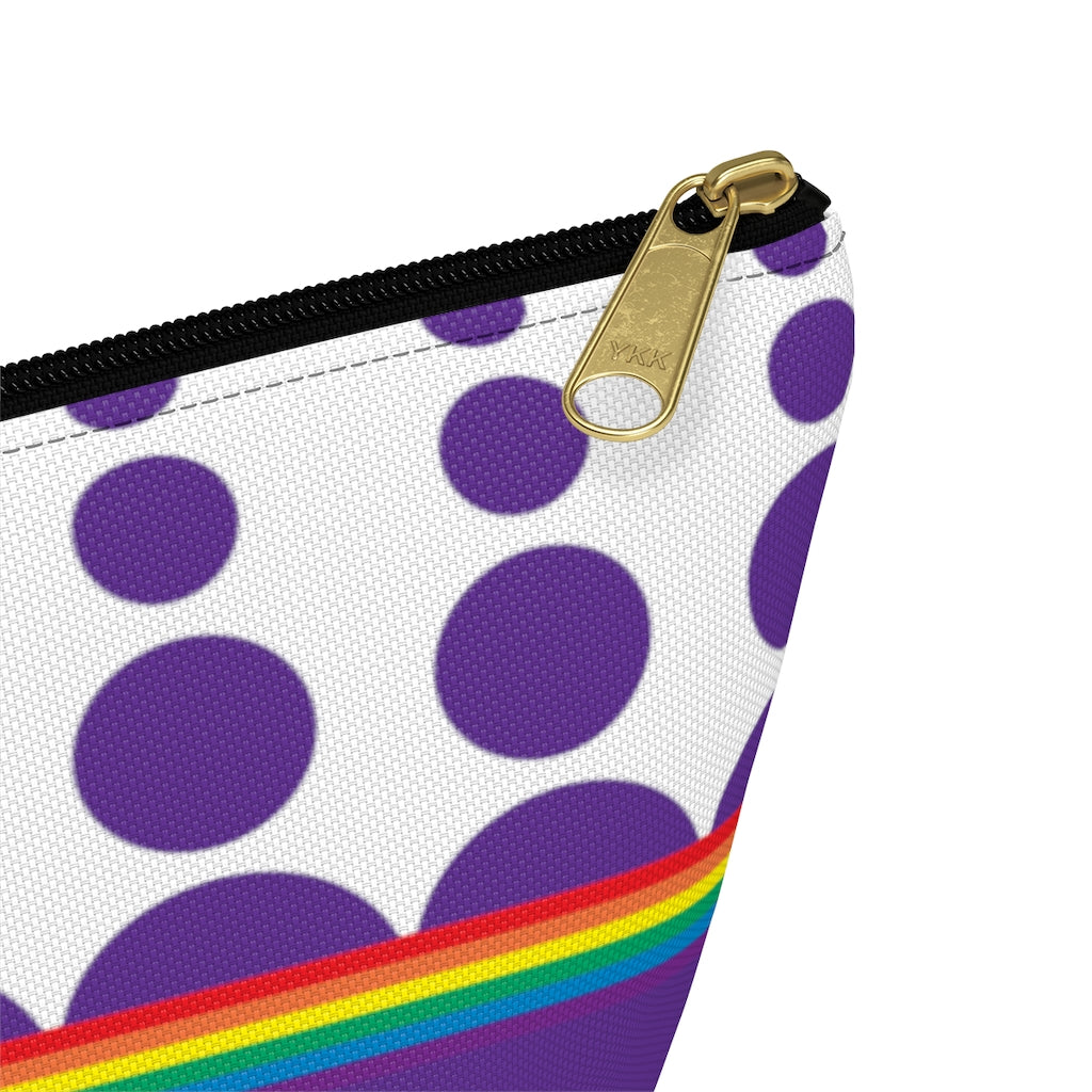 Pouch - Royal Rainbow Dots - 2 sizes