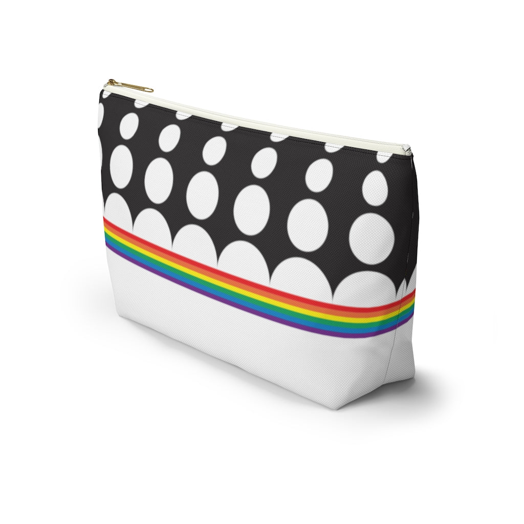 Pouch - Snow Rainbow Dots - 2 sizes