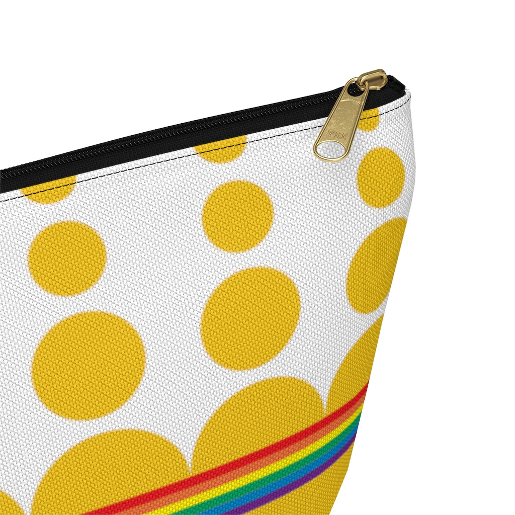 Pouch - Golden Rainbow Dots - 2 sizes