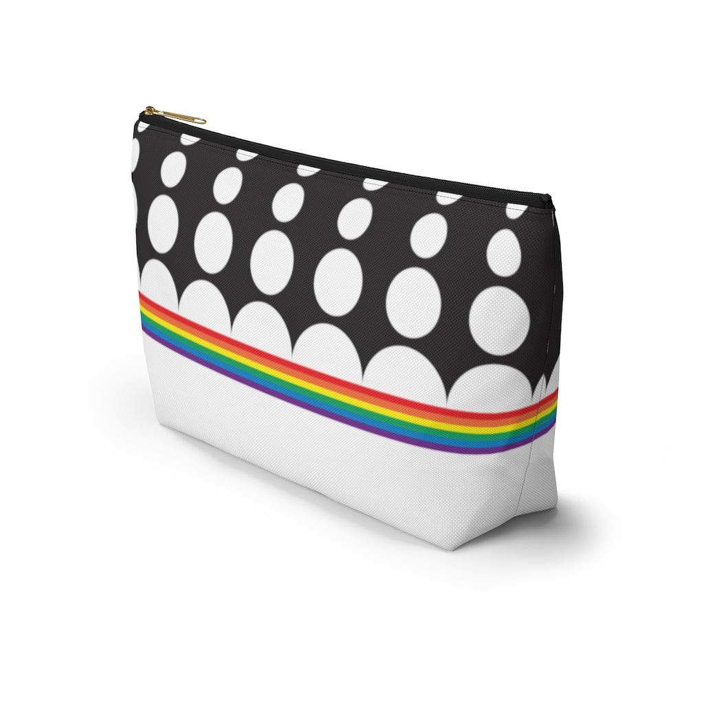 Pouch - Snow Rainbow Dots - 2 sizes