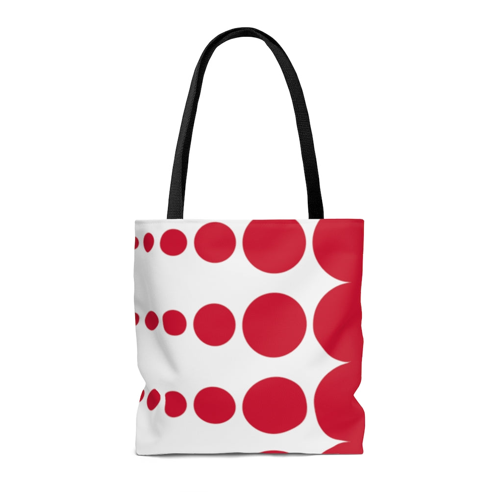 Tote Bag - Ruby Dots - 3 sizes