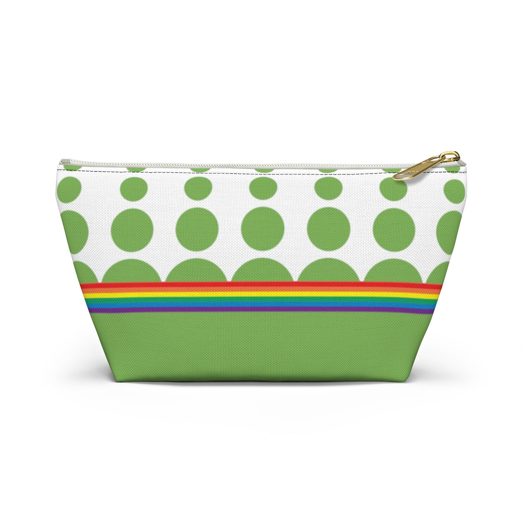 Pouch - Peridot Rainbow Dots - 2 sizes