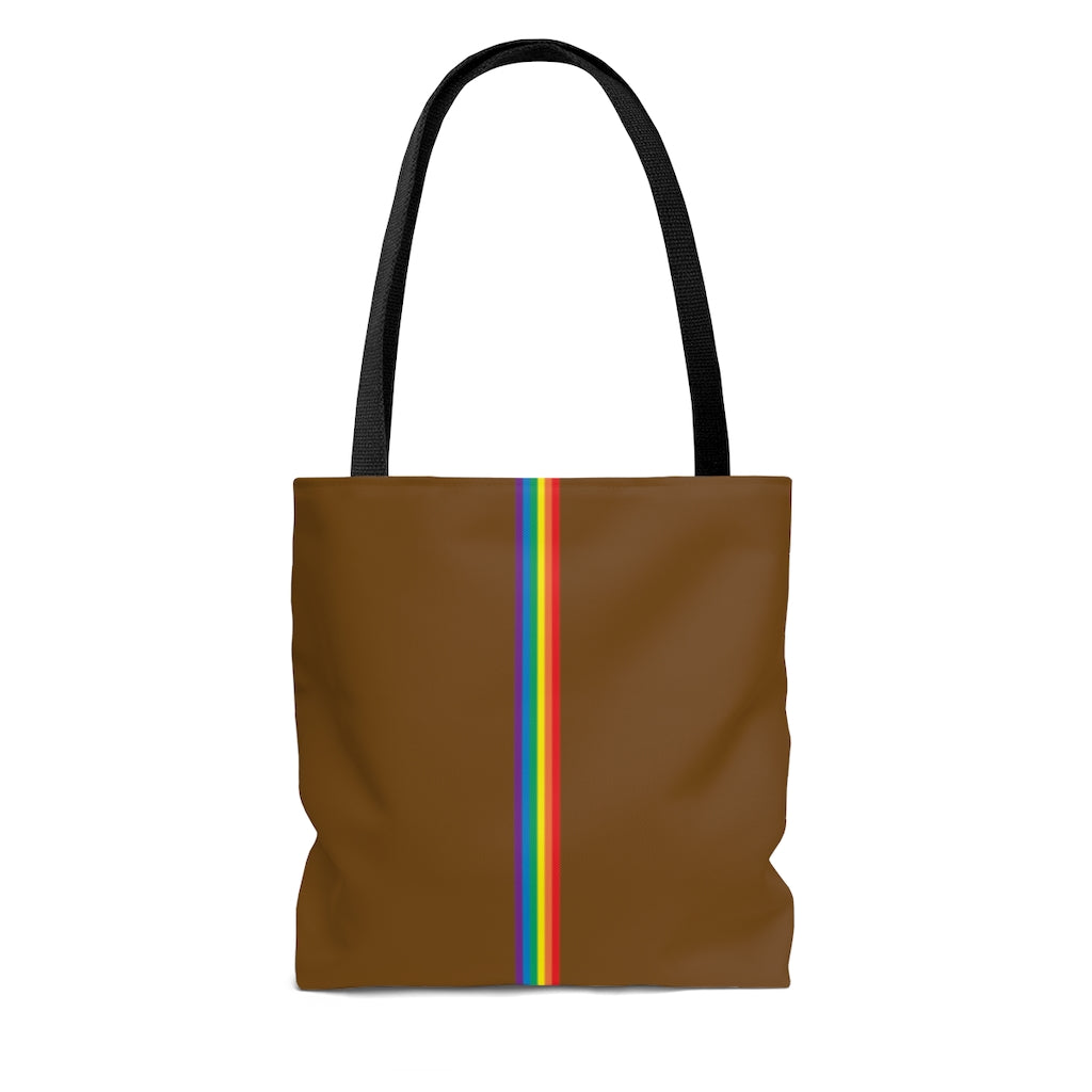 Tote Bag - Chocolate Rainbow - 3 sizes