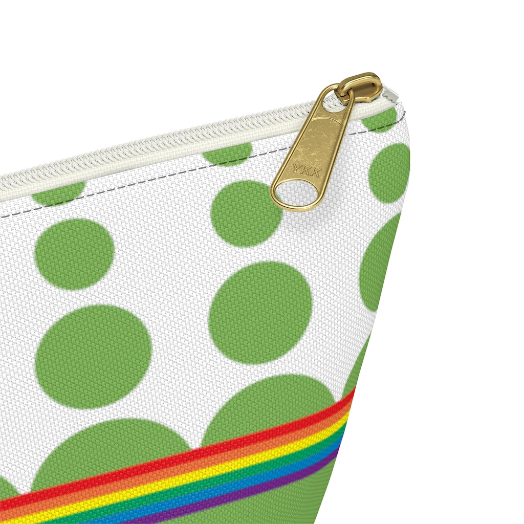 Pouch - Peridot Rainbow Dots - 2 sizes