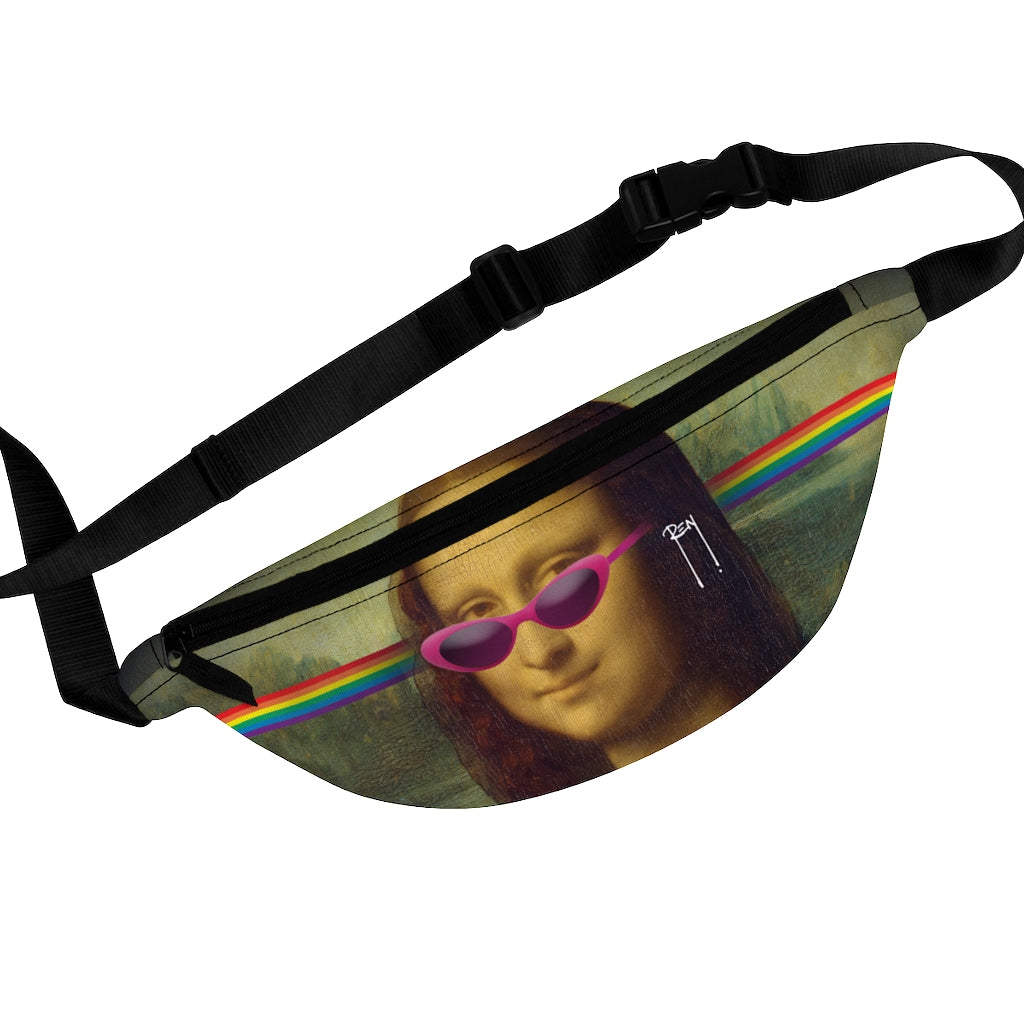 Hip Pack - Rainbow Mona Lisa