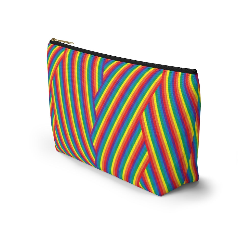 Pouch - Rainbow Herringbone - 2 sizes