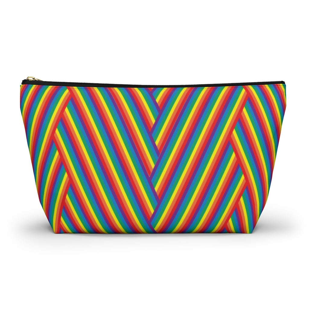 Pouch - Rainbow Herringbone - 2 sizes