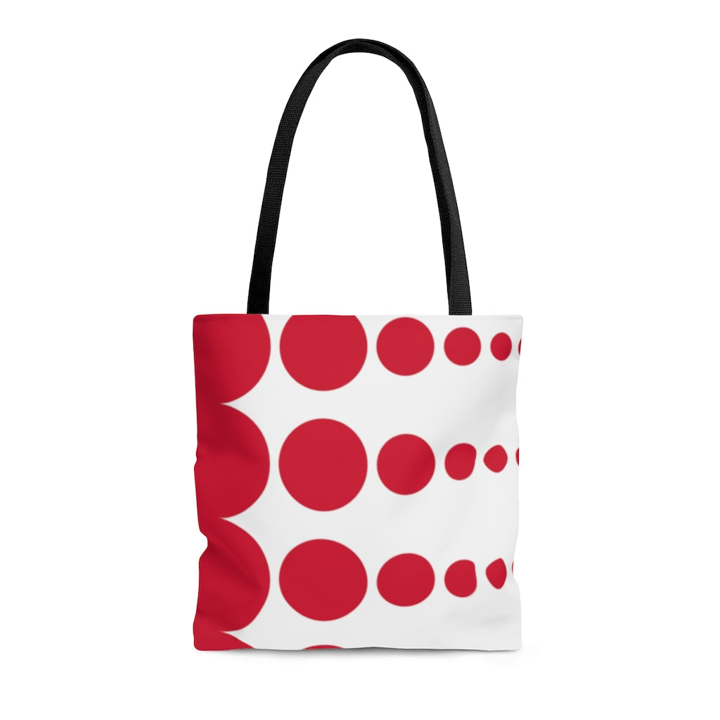 Tote Bag - Ruby Dots - 3 sizes