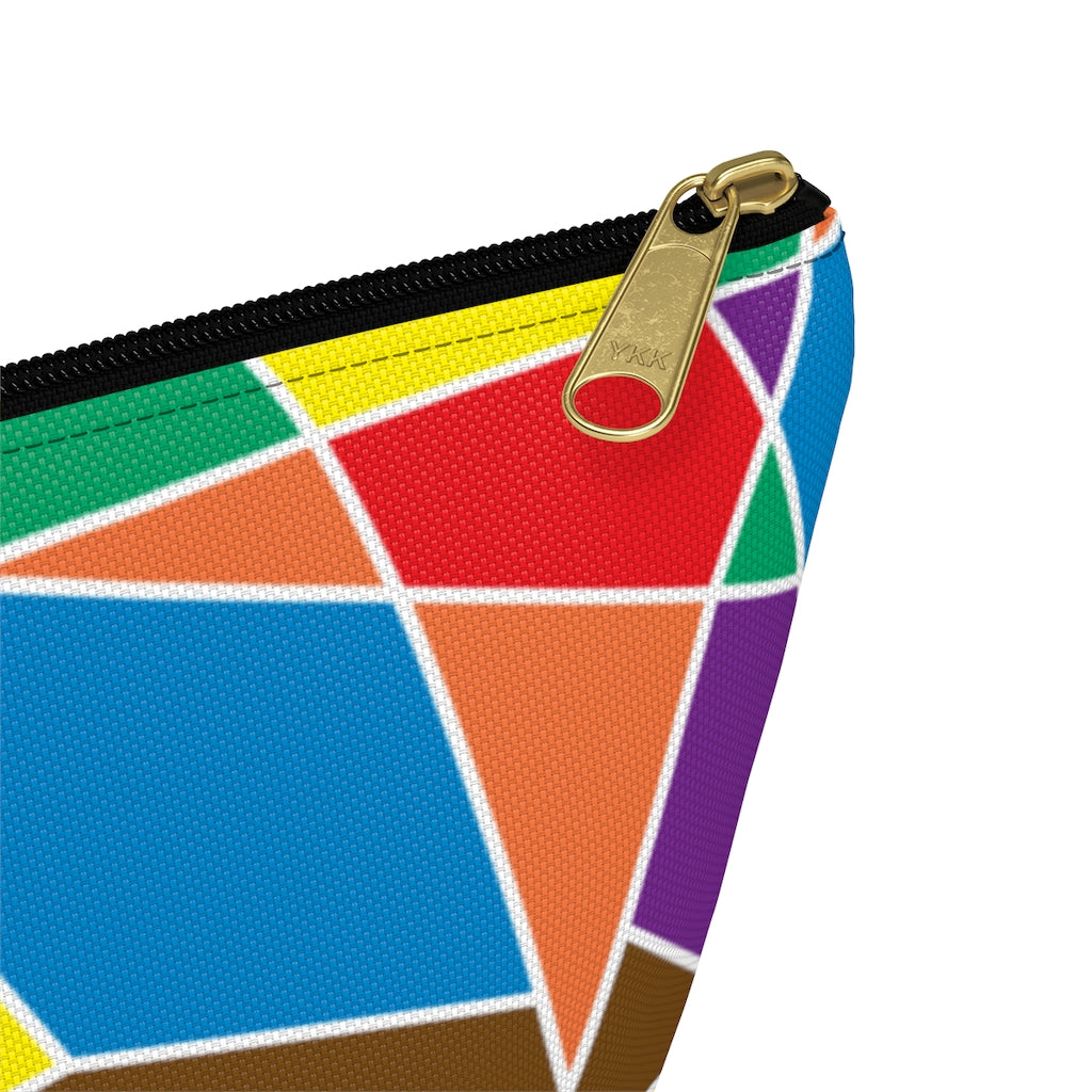 Pouch - Chocolate Rainbow Prism - 2 sizes