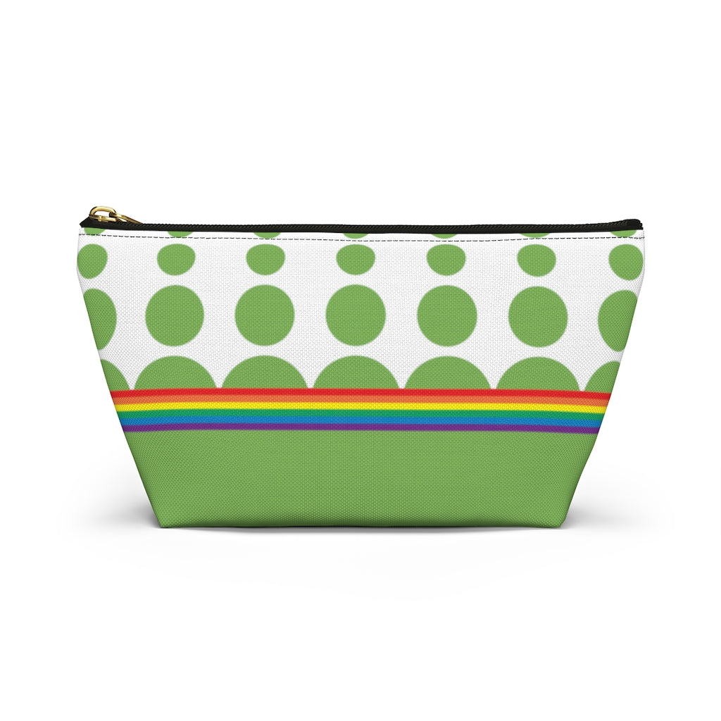Pouch - Peridot Rainbow Dots - 2 sizes