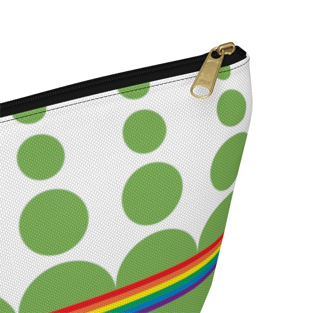 Pouch - Peridot Rainbow Dots - 2 sizes