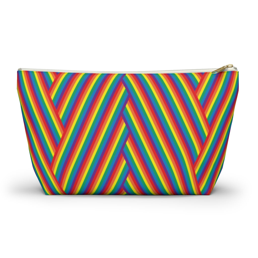 Pouch - Rainbow Herringbone - 2 sizes