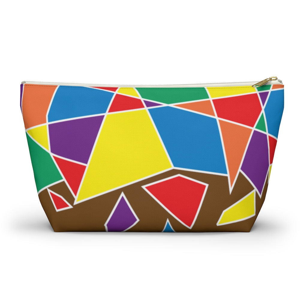 Pouch - Chocolate Rainbow Prism - 2 sizes