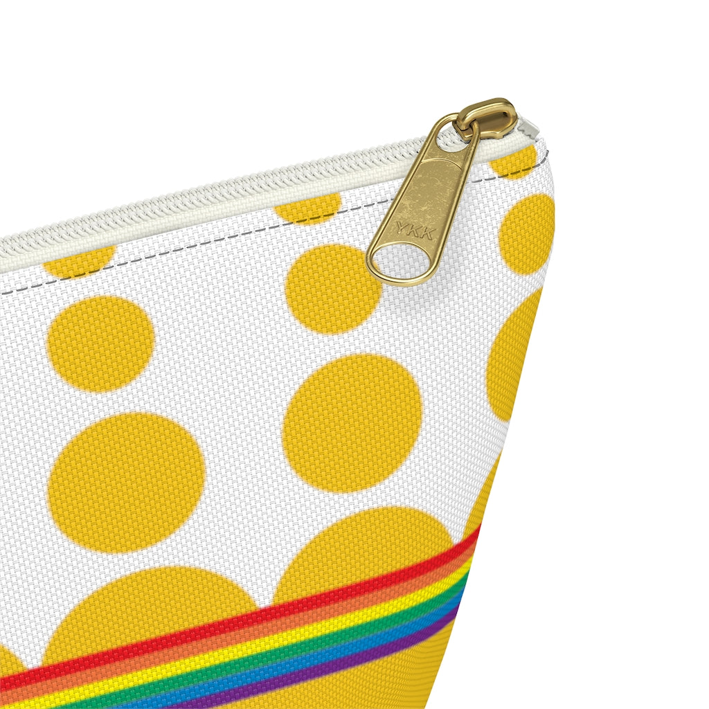 Pouch - Golden Rainbow Dots - 2 sizes