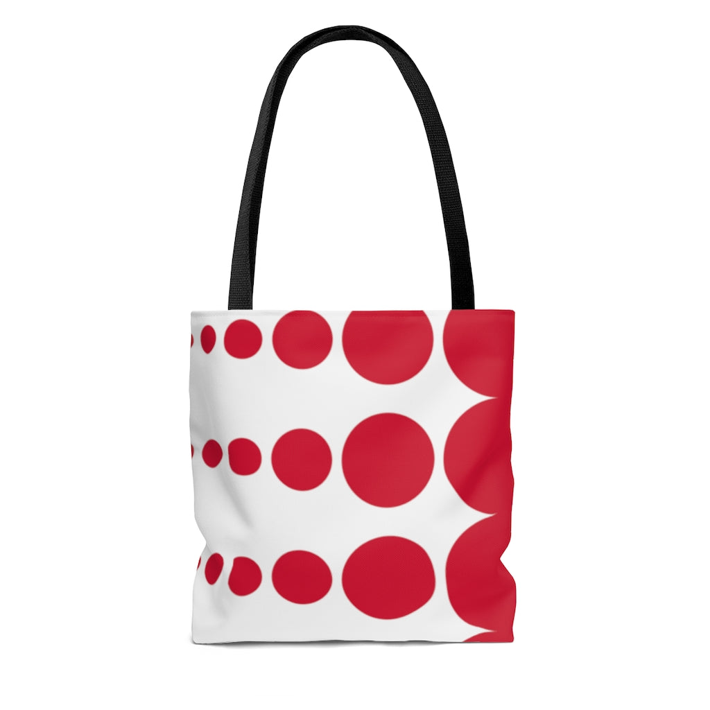 Tote Bag - Ruby Dots - 3 sizes