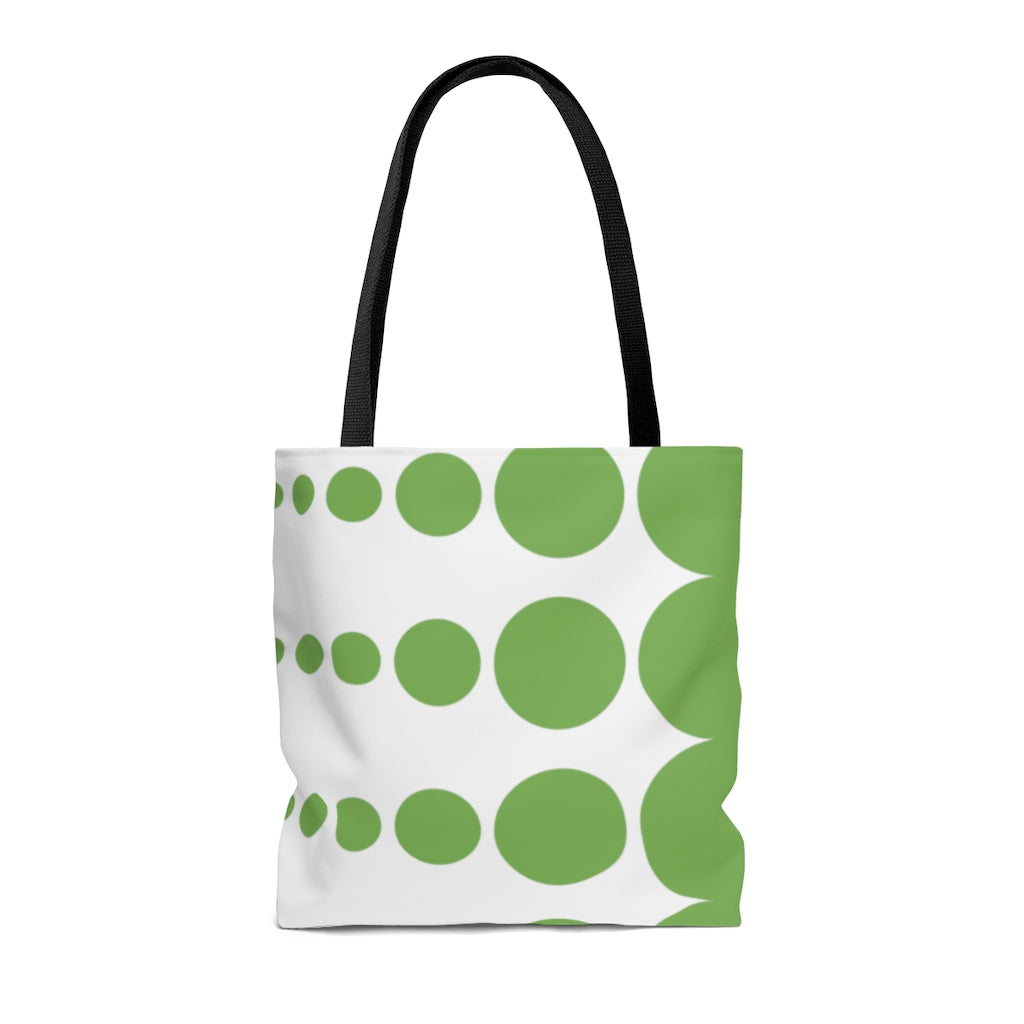 Tote Bag - Peridot Dots - 3 sizes