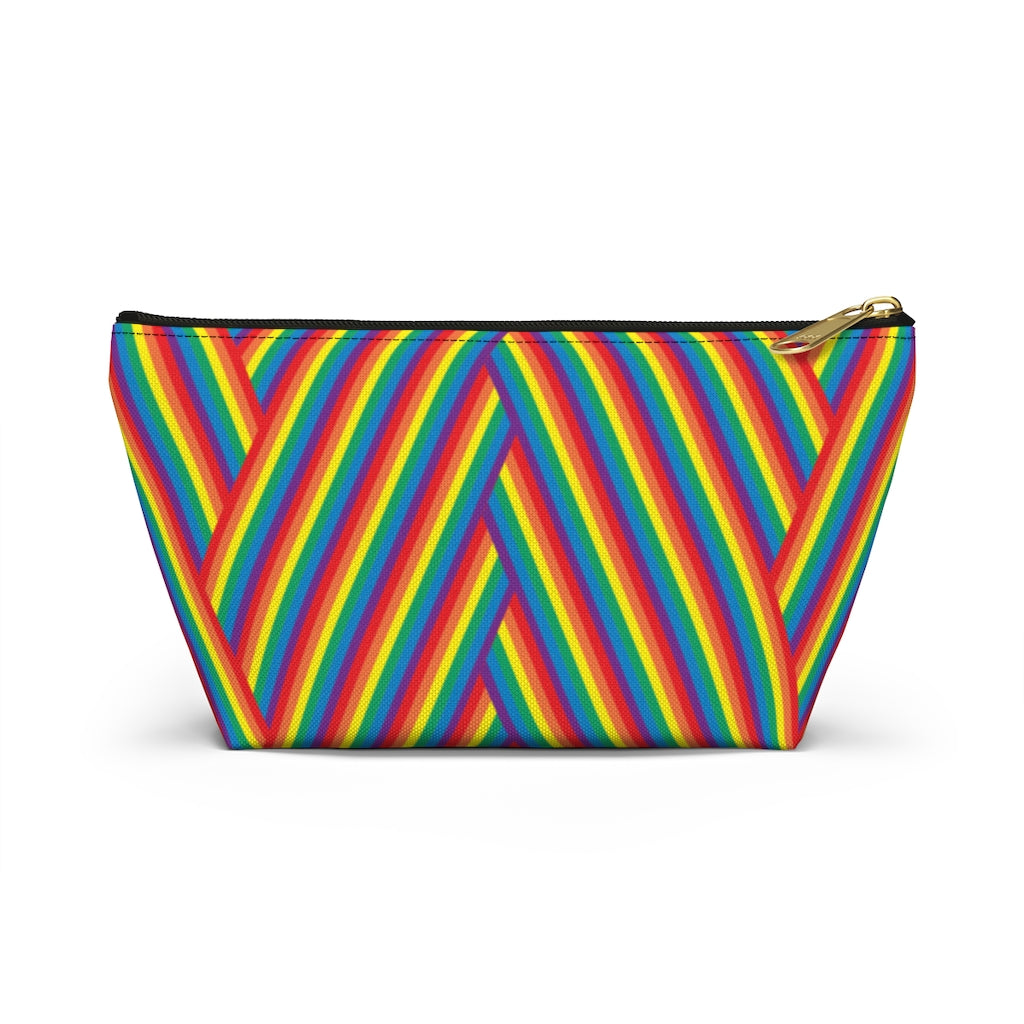 Pouch - Rainbow Herringbone - 2 sizes