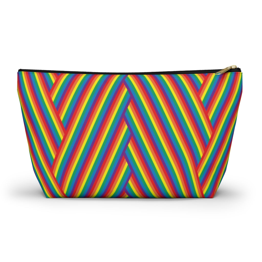 Pouch - Rainbow Herringbone - 2 sizes