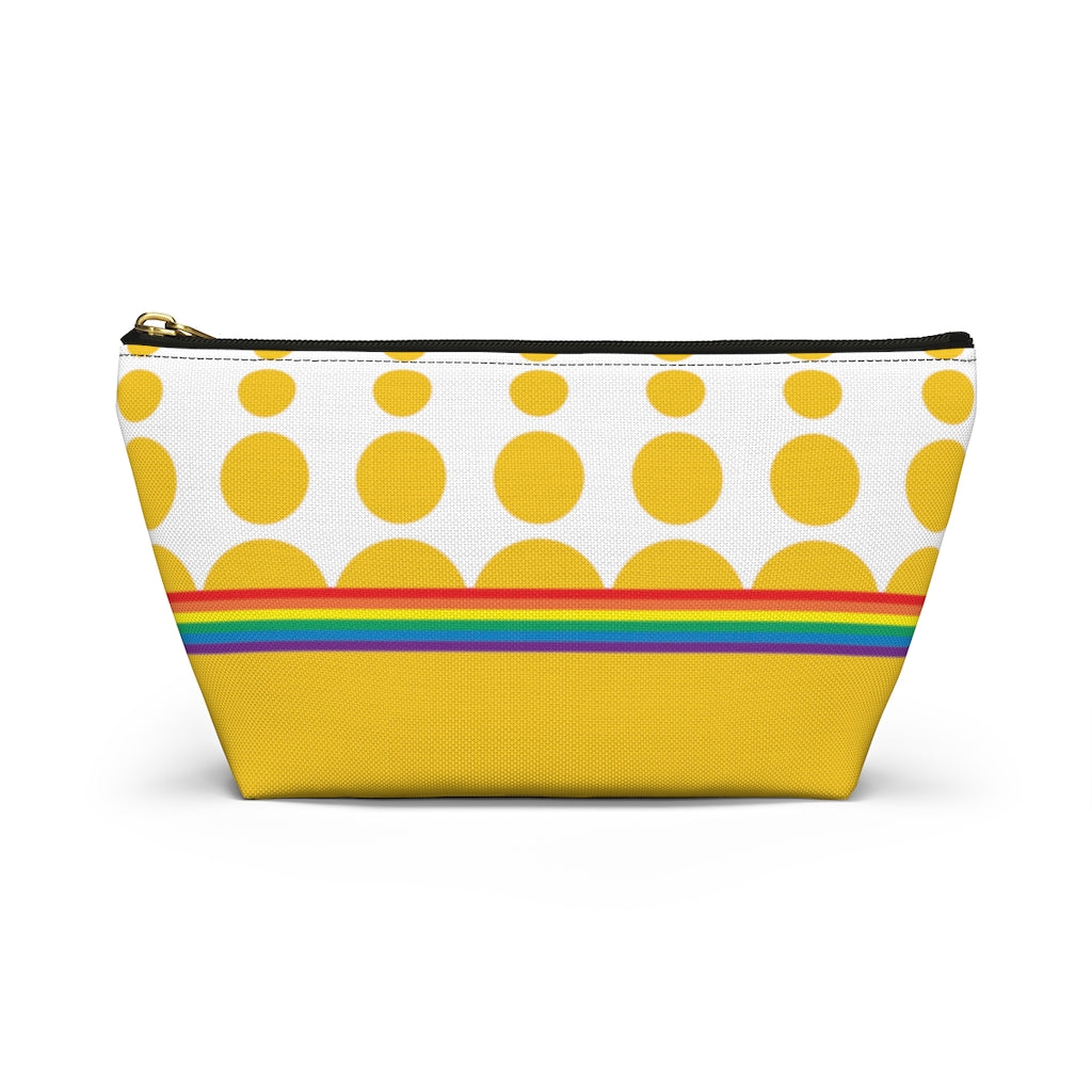 Pouch - Golden Rainbow Dots - 2 sizes
