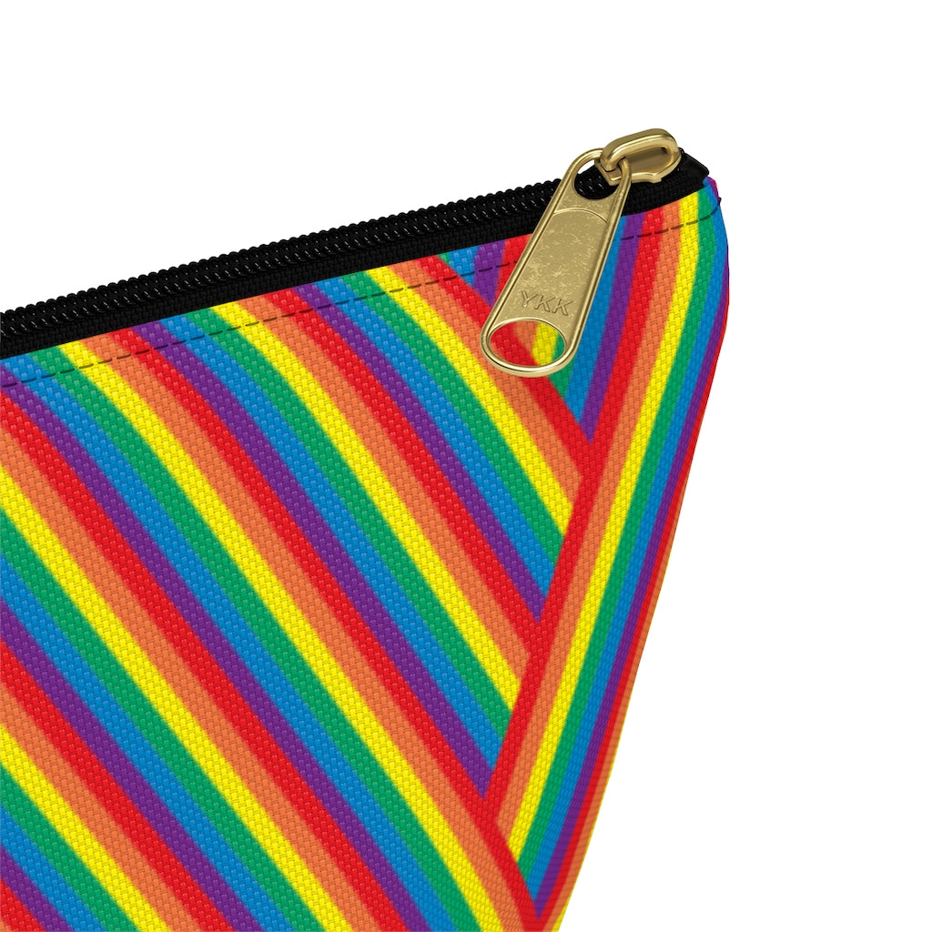 Pouch - Rainbow Herringbone - 2 sizes