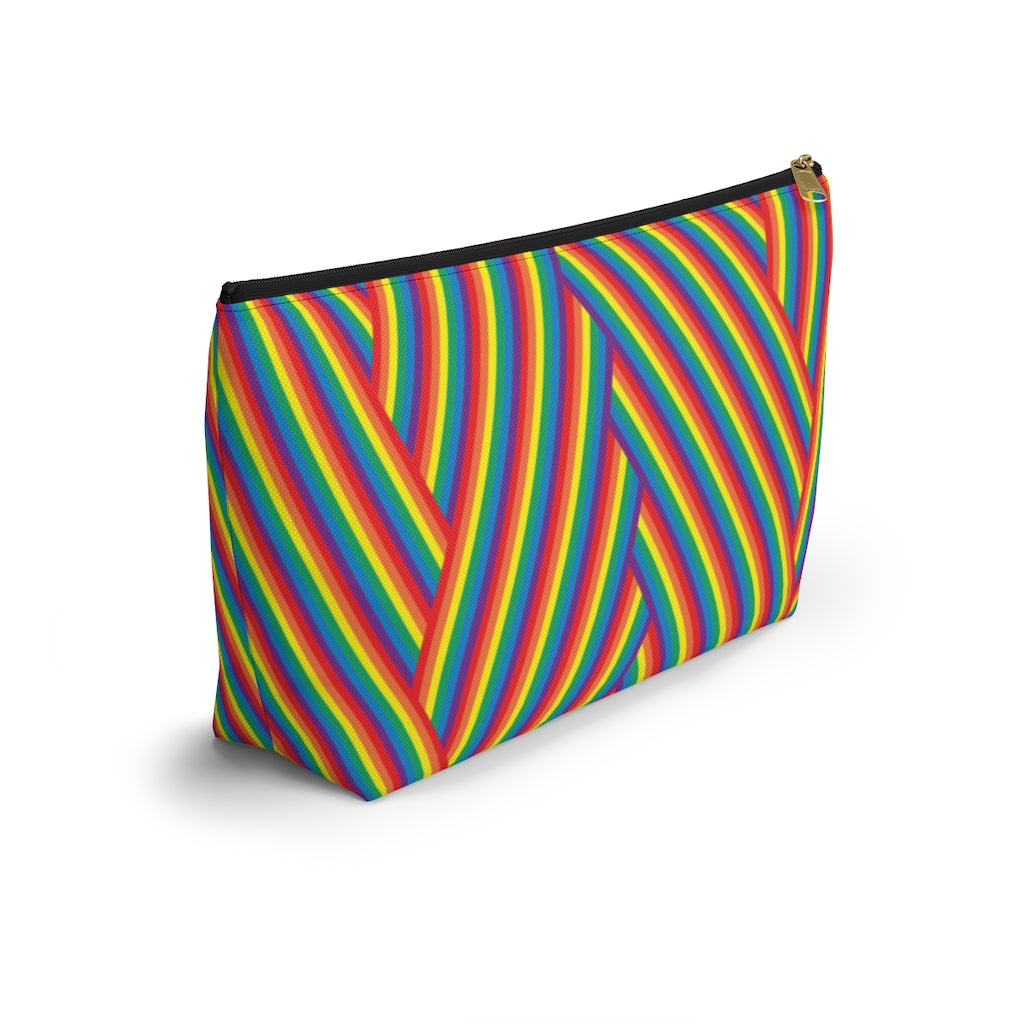 Pouch - Rainbow Herringbone - 2 sizes