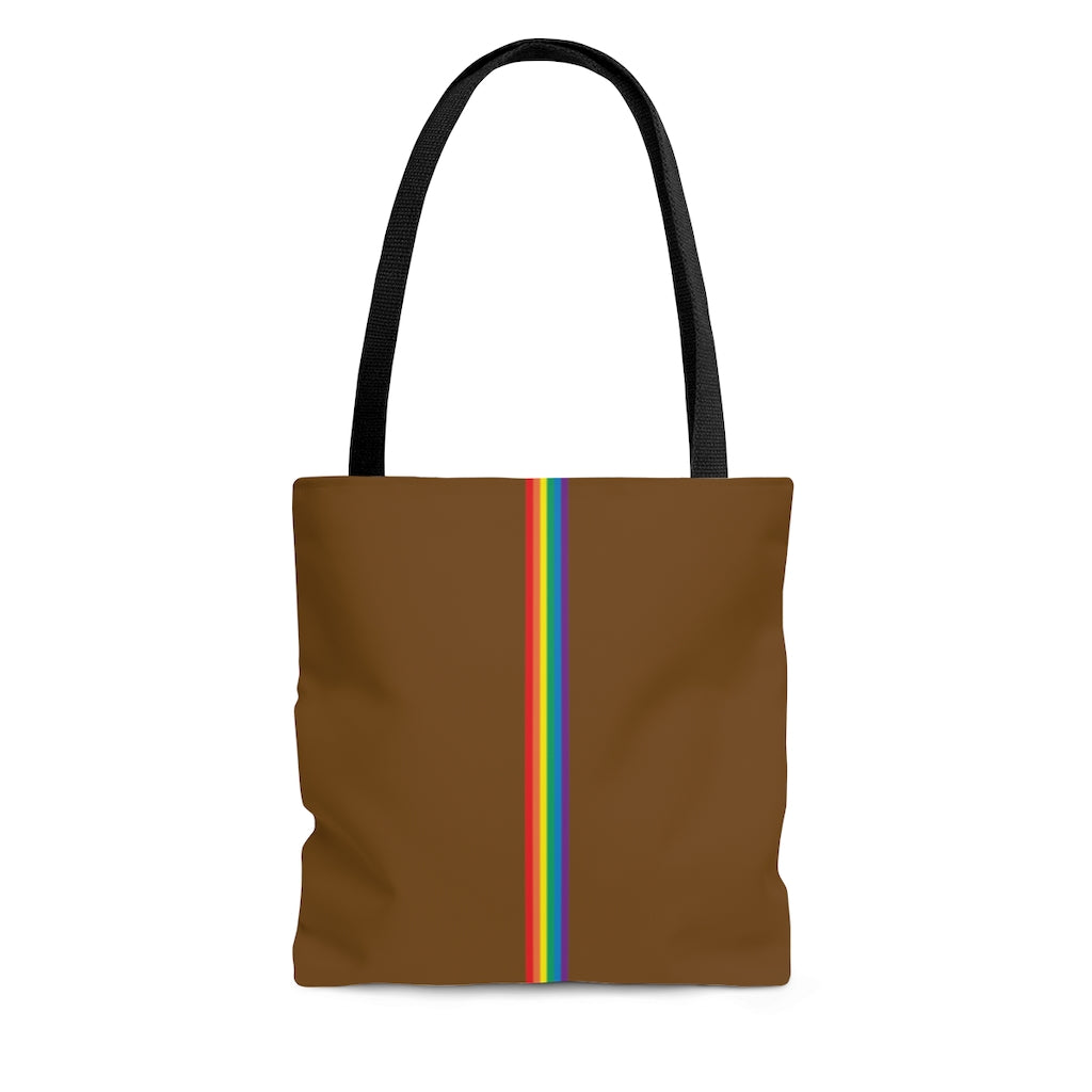 Tote Bag - Chocolate Rainbow - 3 sizes