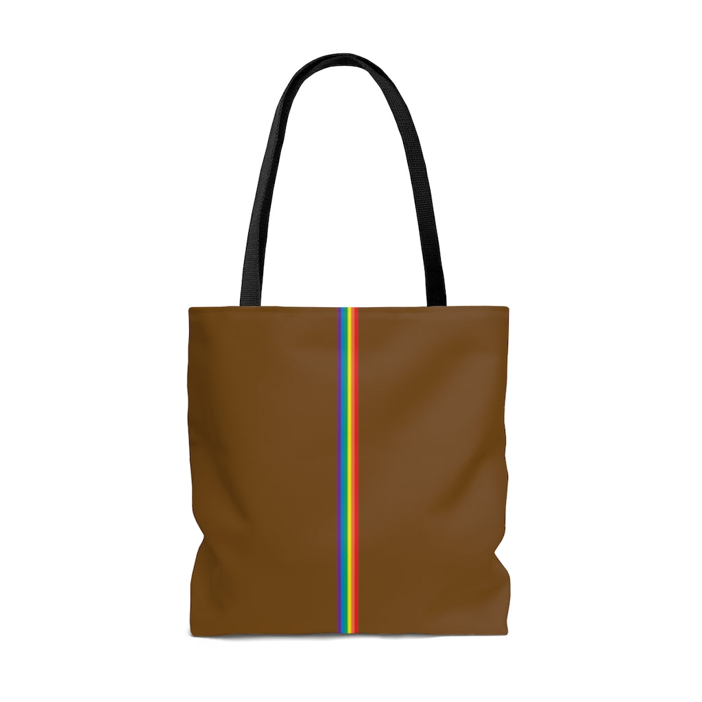 Tote Bag - Chocolate Rainbow - 3 sizes