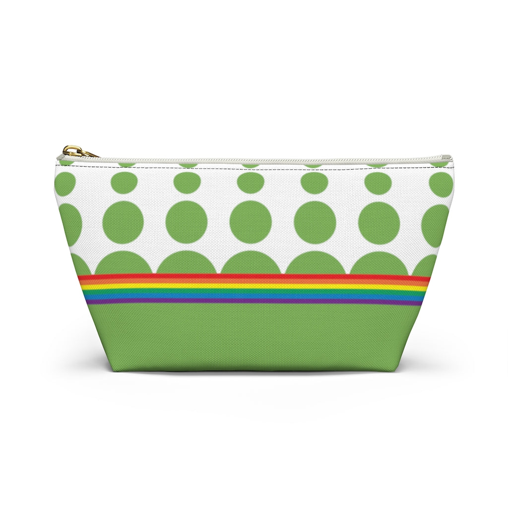Pouch - Peridot Rainbow Dots - 2 sizes