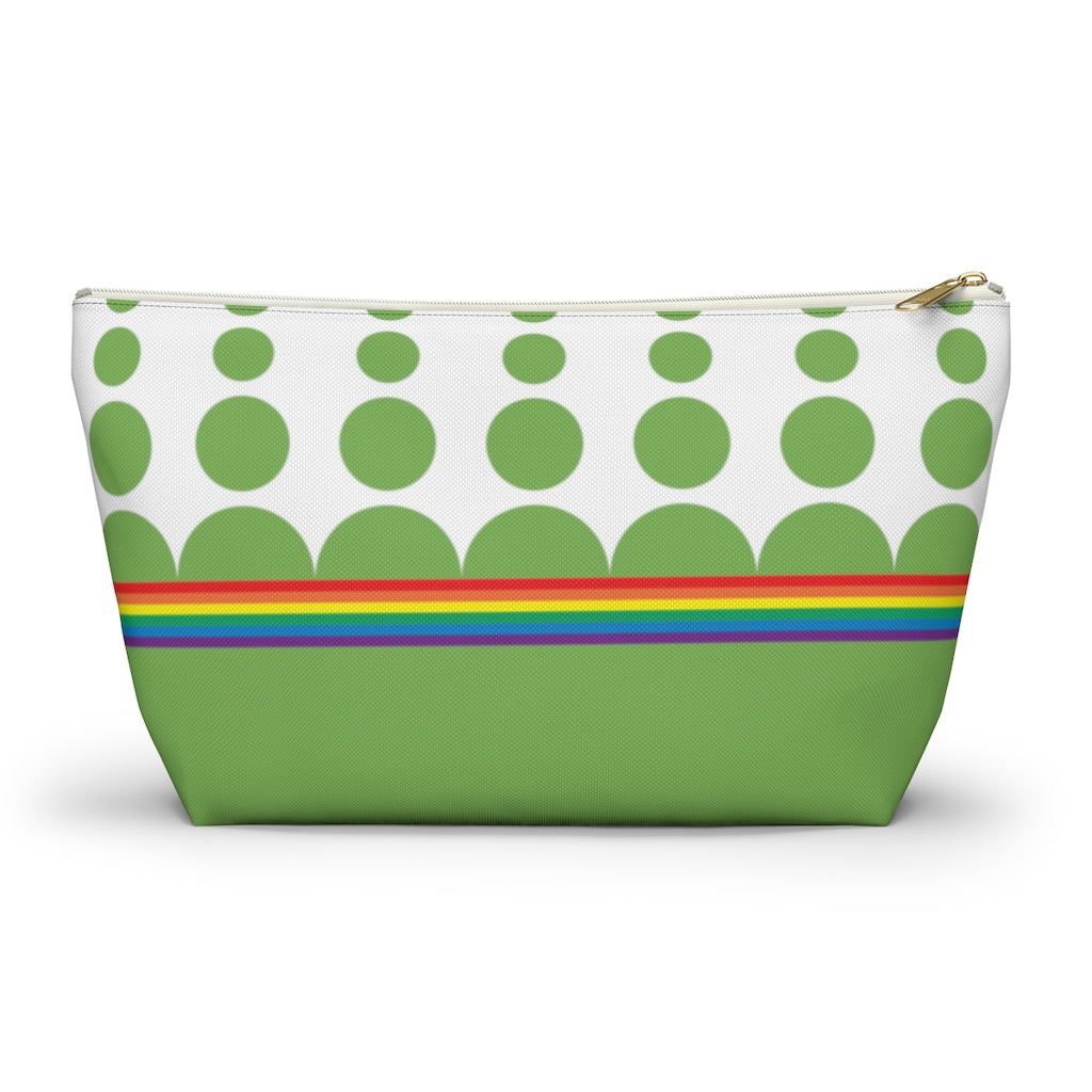 Pouch - Peridot Rainbow Dots - 2 sizes