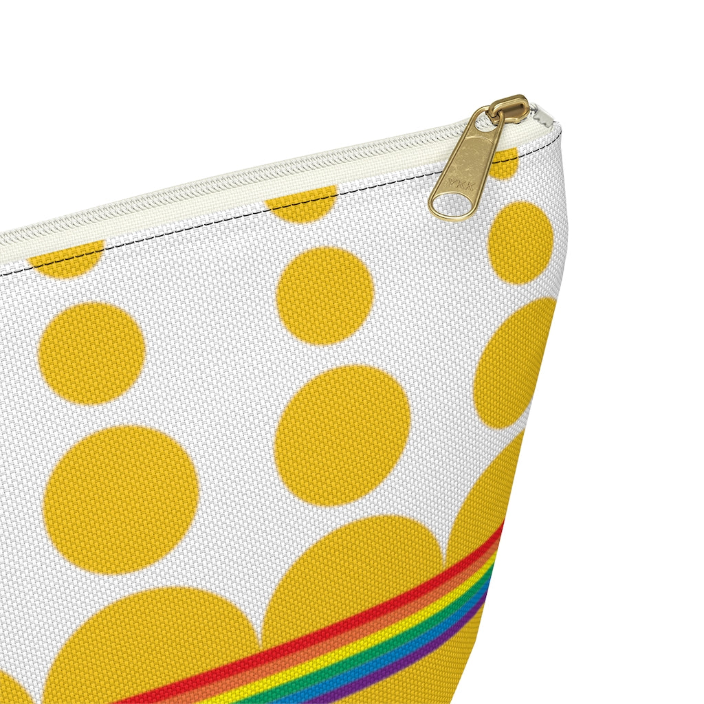 Pouch - Golden Rainbow Dots - 2 sizes
