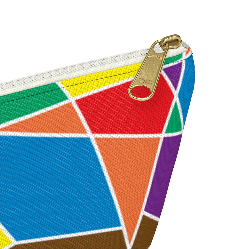 Pouch - Chocolate Rainbow Prism - 2 sizes
