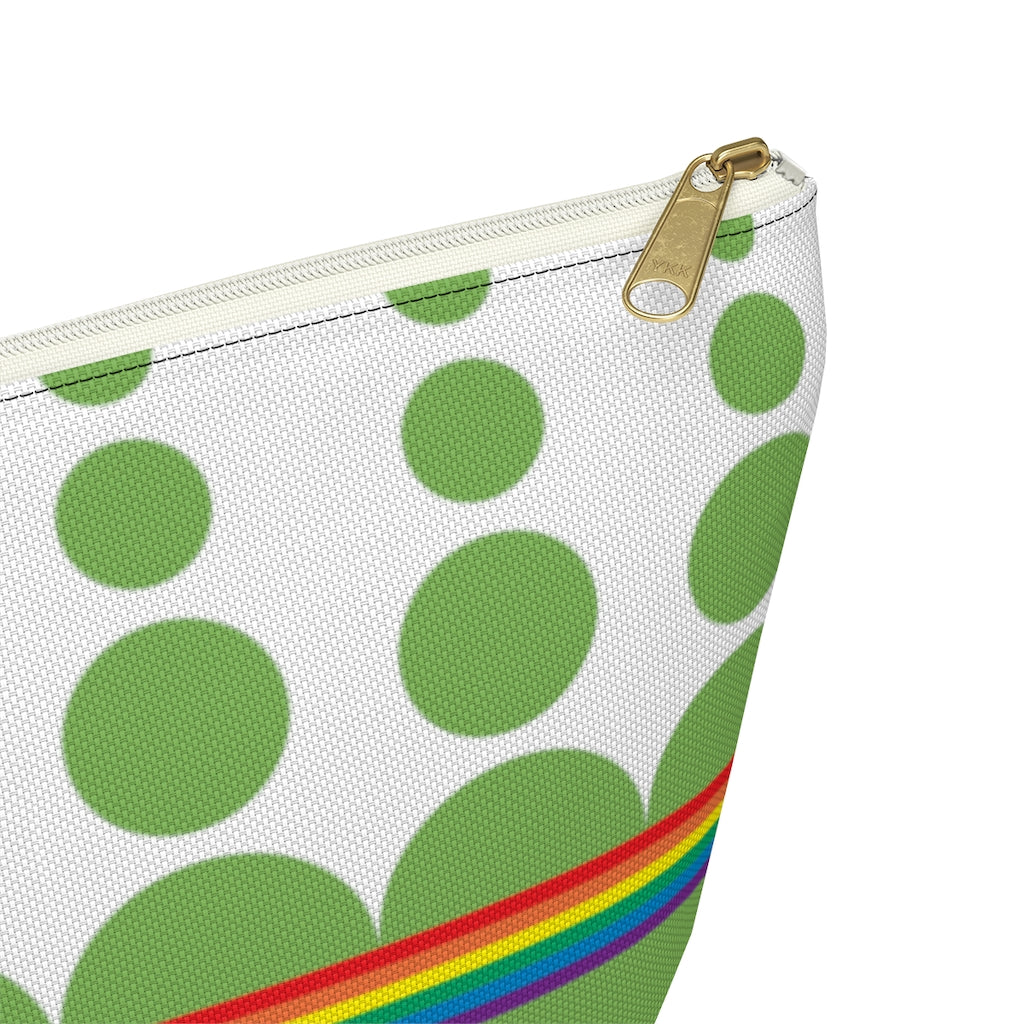 Pouch - Peridot Rainbow Dots - 2 sizes