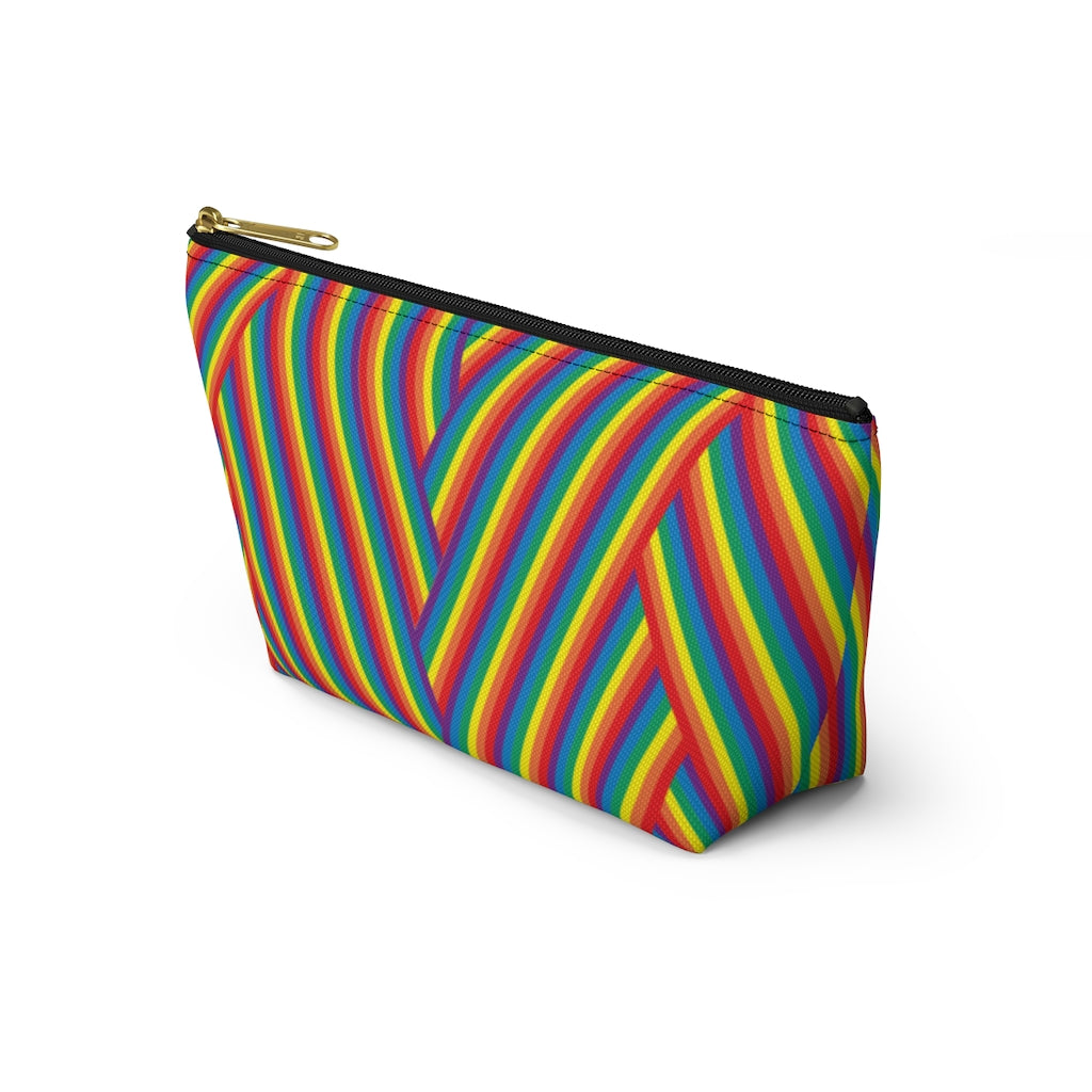 Pouch - Rainbow Herringbone - 2 sizes