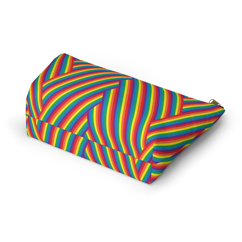 Pouch - Rainbow Herringbone - 2 sizes