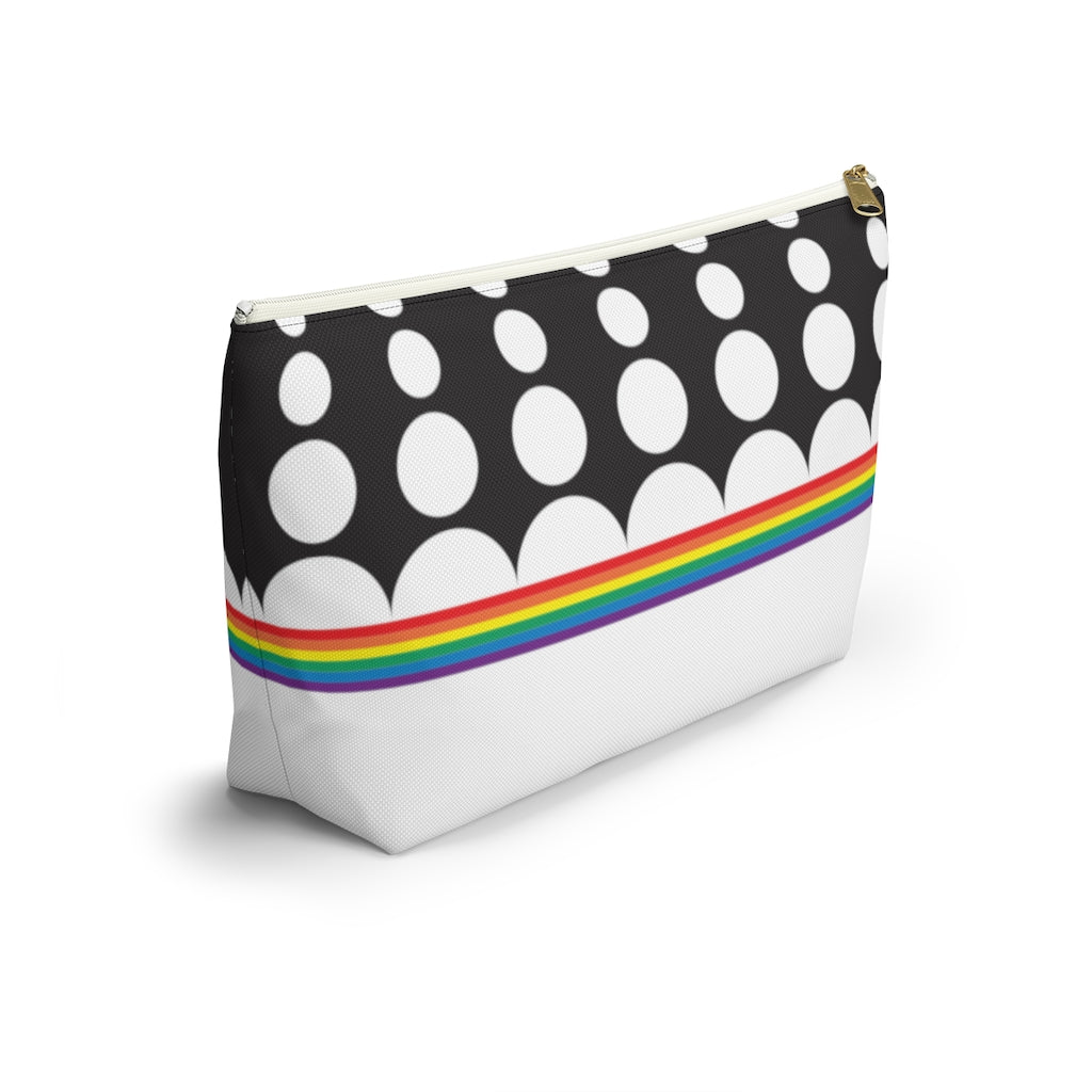 Pouch - Snow Rainbow Dots - 2 sizes