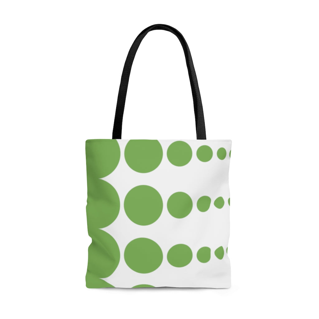 Tote Bag - Peridot Dots - 3 sizes